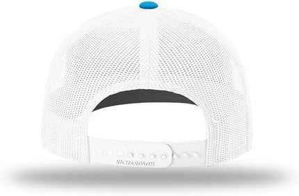 Richardson 112 Trucker Hat - Premium Adjustable Snapback Hat - Structured Six Panel Richardson Blank Caps
