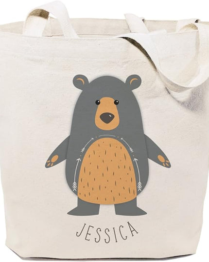 The Cotton & Canvas Co. Animal Tote and Handbag for Kids, Teens and Adults