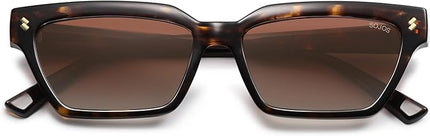 SOJOS Trendy Polarized Sunglasses Womens Men Retro Vintage 90s Cute Cat Eye Narrow Sun Glasses SJ2381