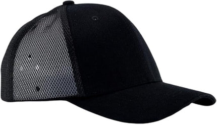 Mesh Snapback Hat (M/L/XL/XXL) - Blank Structured Men's Trucker Hats-Baseball Caps - Adjustable Ball Cap