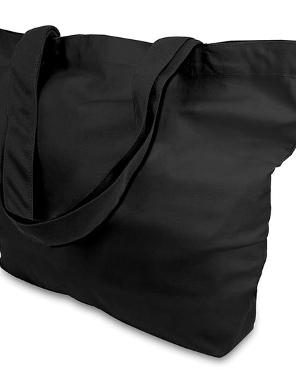 TOPDesign 6-Pack Super Strong Large 12oz Cotton Canvas Tote Bags, Reusable Grocery Shopping Cloth Bags, Fashionable Two-Tone Totes for Crafts, DIY Your Creative Designs