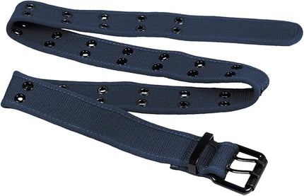 moonsix Canvas Web Belts for Men,Solid Color Casual Double Hole Grommet Belt