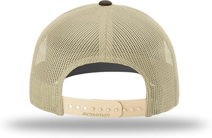 Richardson 112 Trucker Hat - Premium Adjustable Snapback Hat - Structured Six Panel Richardson Blank Caps