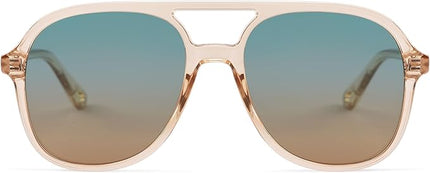 SOJOS Retro Polarized Aviator Sunglasses Womens Mens Classic 70s 80s Vintage Trendy Square Aviators SJ2174