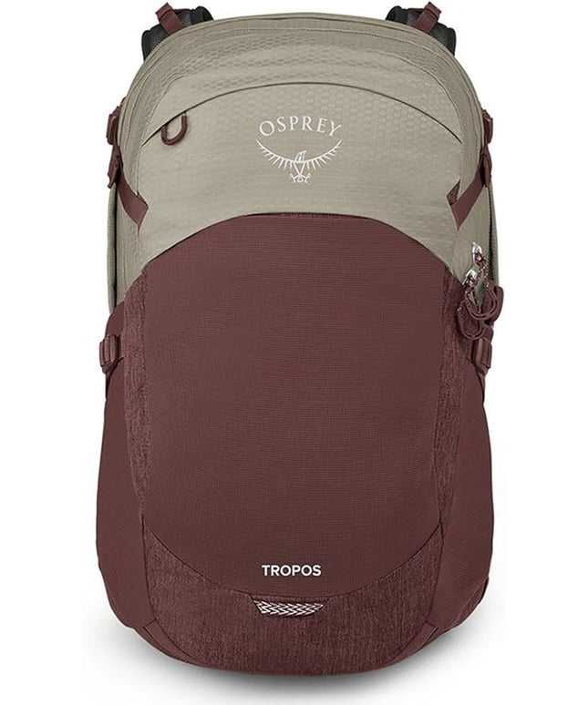 Osprey Tropos Laptop Backpack, Sawdust Tan/Raisin Red