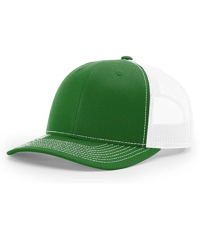 Richardson 112 Trucker Hat - Premium Adjustable Snapback Hat - Structured Six Panel Richardson Blank Caps