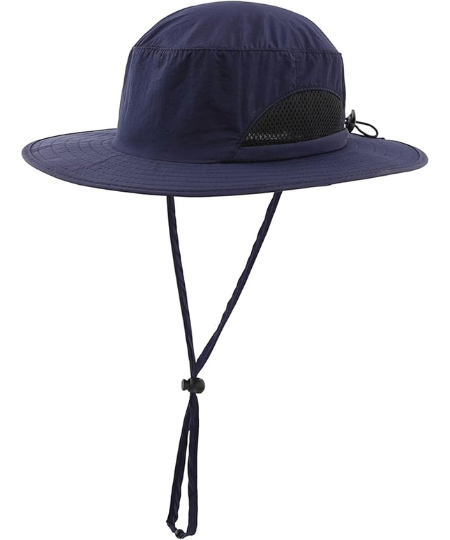 LLmoway Kids Sun Protection Hat Quick Dry Adjustable Wide Brim Mesh Bucket Hat