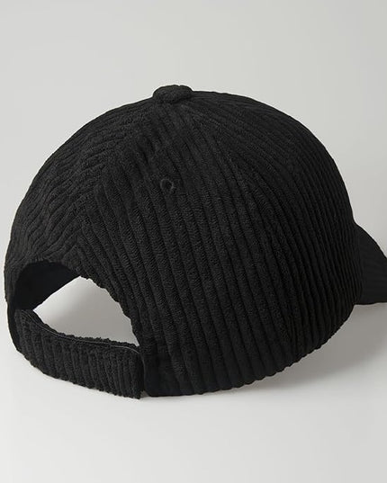 CHOK.LIDS Everyday Corduroy Baseball Cap for Men and Women Dad Hat Unisex Adjustable Lightweight Polo Style Curved Brim