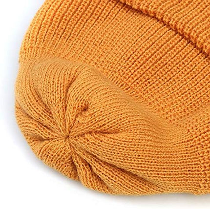 UNDERCONTROL Winter Trawler Fisherman Beanie Men Women Unisex Stylish Plain Docker Skull Hat Roll up Watch Cap Color Pack