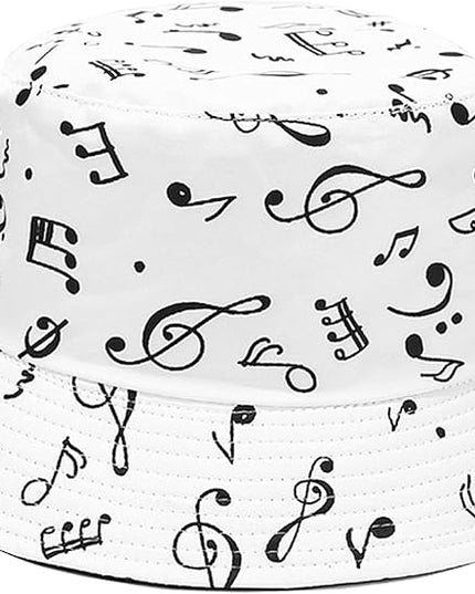 Mashiaoyi Unisex Print Double-Side-Wear Reversible Bucket Hat