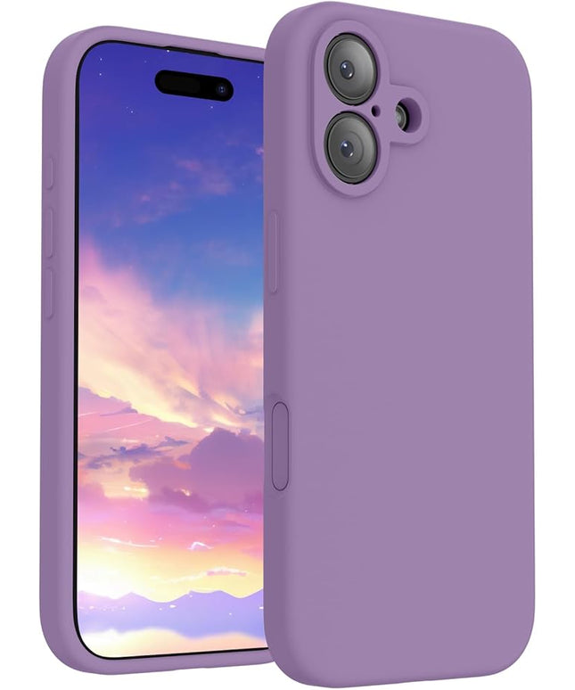 FireNova Magnetic for iPhone 17 Case, Compatible with MagSafe, [Integrated Silicone Camera Control Button] [Camera Protection] Anti-Scratch Microfiber Lining Phone Case, 6.3", Light Purple