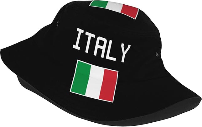Funny Flag Bucket Hat for Men Women, Fisherman Hats Packable Fashion Sun Cap for Travel Outdoor Beach Boys Girls