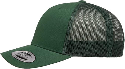 Yupoong Classic Premium Mesh 6 Panel Retro Trucker Cap | Mid Profile Snapback | OSFA | Bulk Pack Available