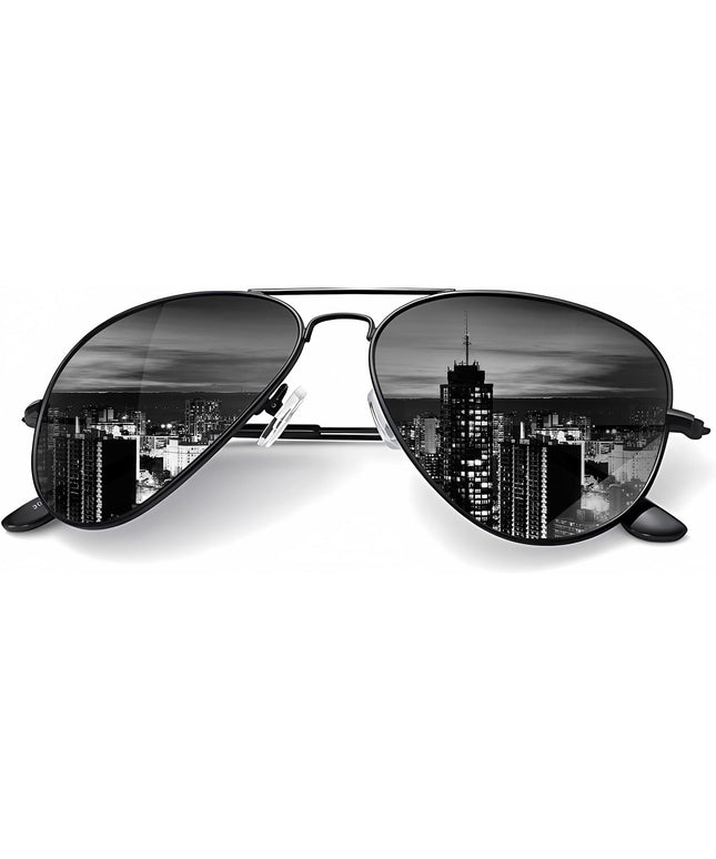 KALIYADI Classic Aviator Sunglasses for Men Women Driving Sun glasses Polarized Lens UV Blocking