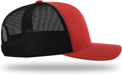 Richardson 112 Trucker Hat - Premium Adjustable Snapback Hat - Structured Six Panel Richardson Blank Caps