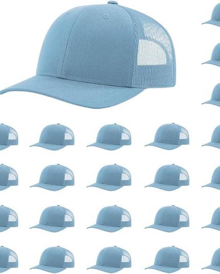 Richardson 112 Classic Six-Panel Adjustable Snapback Trucker Cap | Bulk Packs Available