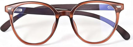 Blue Light Blocking Glasses for Computer/Gaming/Mobile Video - Reduce Eye Strain & Improve Sleep for Men and Women
