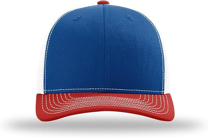 Richardson 112 Trucker Hat - Premium Adjustable Snapback Hat - Structured Six Panel Richardson Blank Caps
