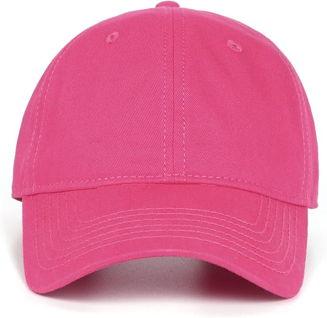 Zylioo XL XXL Oversize Baseball Cap, 100% Cotton Adjustable Dad Hat for Big Heads 23.5"-25.5", Soft Crown Large Size Cap