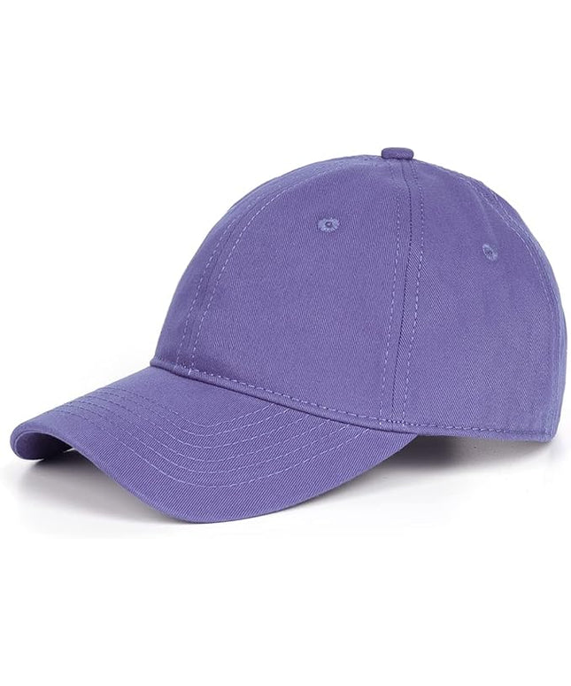 Zylioo XL XXL Oversize Baseball Cap, 100% Cotton Adjustable Dad Hat for Big Heads 23.5"-25.5", Soft Crown Large Size Cap