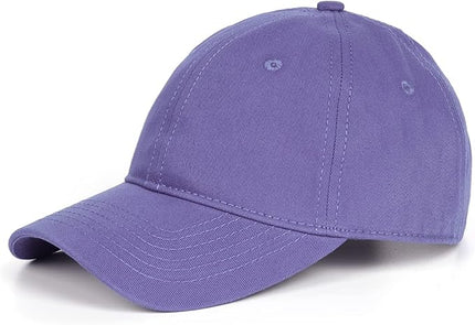 Zylioo XL XXL Oversize Baseball Cap, 100% Cotton Adjustable Dad Hat for Big Heads 23.5"-25.5", Soft Crown Large Size Cap
