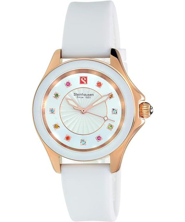 Steinhausen Arbon Collection Stainless Steel Silicone Interchangable Band Women's Watch
