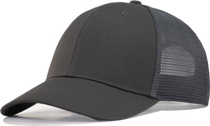 TSSGBL M, L, XL, XXL Snapback Trucker Hats Baseball Caps Adjustable Blank Mesh Back Ball Caps for Men Women