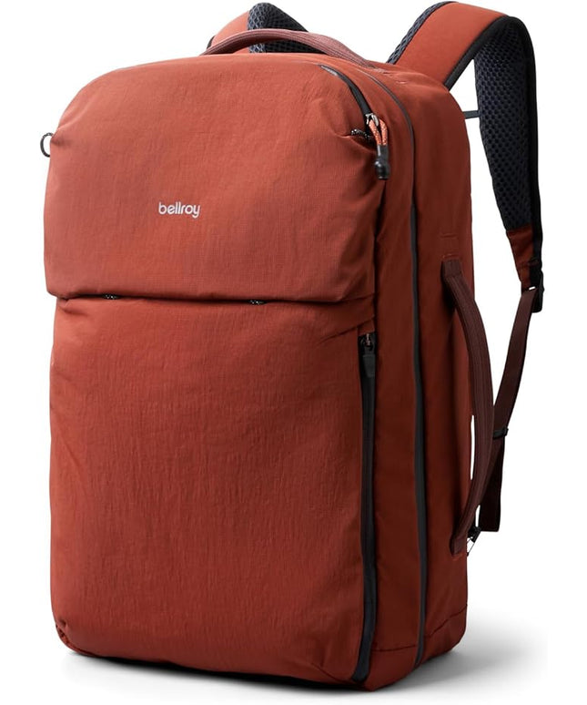 Bellroy Lite Travel Pack 30L (carry-on backpack, travel pack with laptop pocket, interior packing cells and tuck-away straps) - Clay