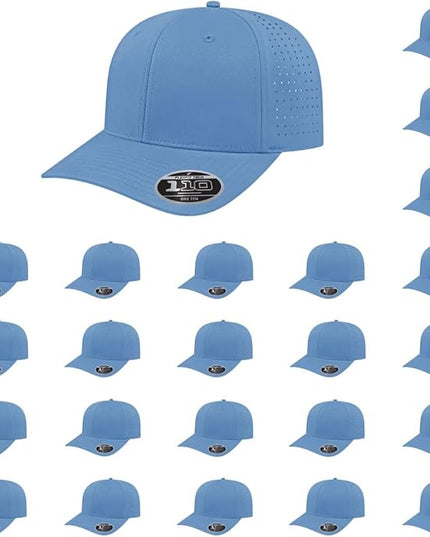 Cap America i8533 Flexfit 110 Perforated Performance Snapback Mid Profile 6-Panel Cap w/UV Guard & Adjustable Snapback
