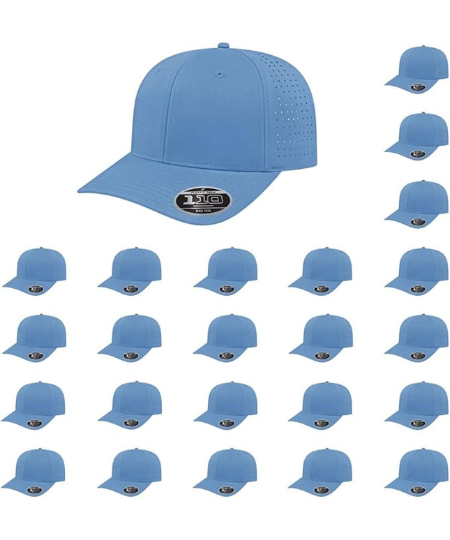 Cap America i8533 Flexfit 110 Perforated Performance Snapback Mid Profile 6-Panel Cap w/UV Guard & Adjustable Snapback
