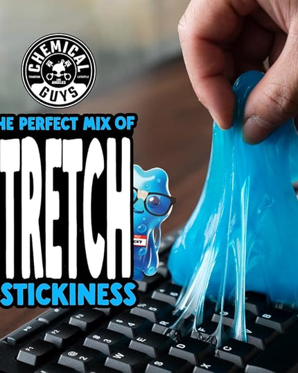Chemical Guys Sticky Icky Car Cleaning Gel, Green Apple & Sweet Strawberry Scent - Detailing Kit, Car Dust Crevice Cleaner, Slime Auto Air Vent, Cleaning Putty for Keyboard Cleaner (4 Pack) - CJK1004