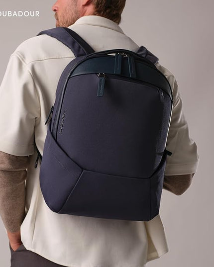 Troubadour Apex 4.0 Compact - 16L Premium Laptop Backpack - Ergonomic & Water Resistant - Designed for Work and Travel - Basalt
