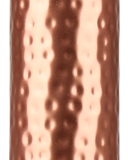 34 Oz Pure Copper Water Bottle Set – Leak-Proof Hammered Design with Tumbler, Carrying Bag & Smooth Finish Decorative – Copper Home Decore
