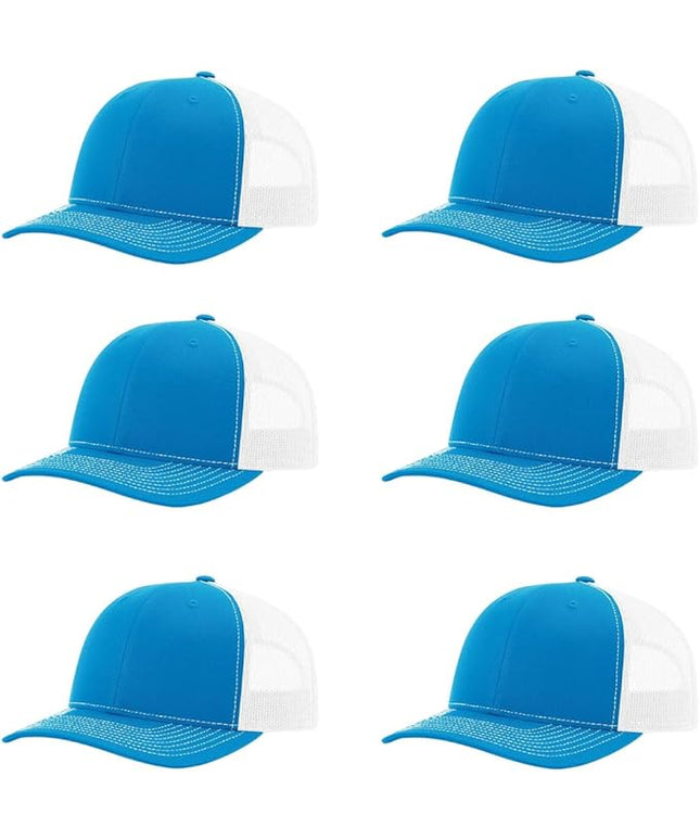 Richardson 112 Classic Six-Panel Adjustable Snapback Trucker Cap | Bulk Packs Available