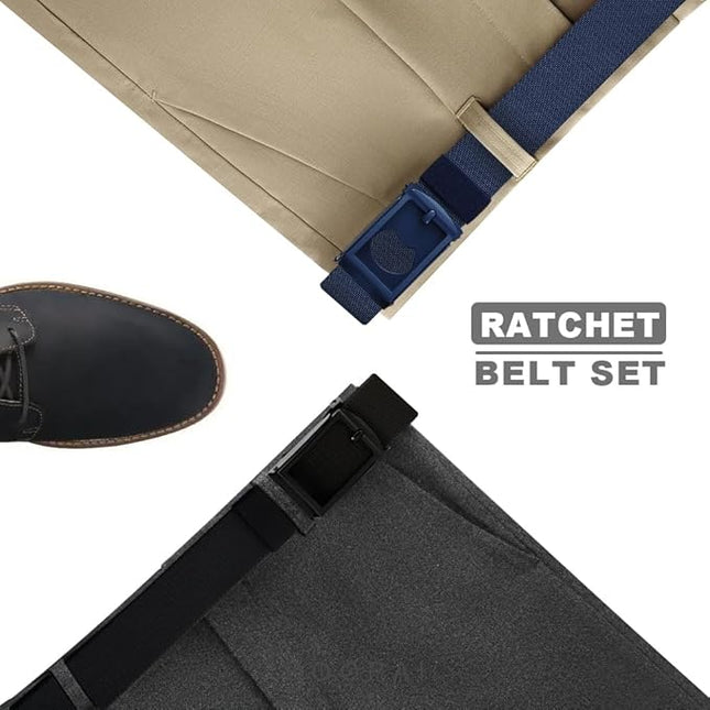 DOOPAI Stretch Canvas Belt for Men, Adjustable Elastic Holeless Web Belt for Casual, Golf, and Work, with Bottle Opener