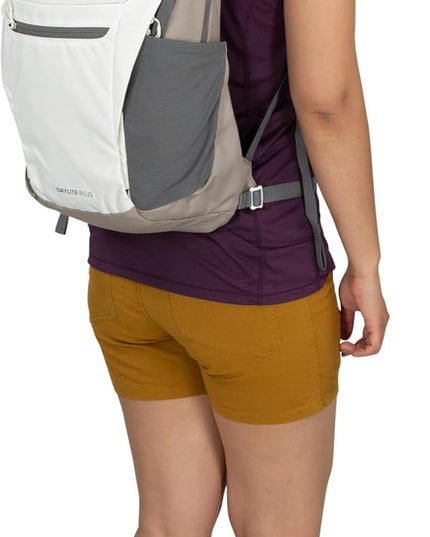 Osprey Daylite Plus Commuter Backpack - Everyday Pack with Laptop Sleeve, Bottle Pockets, and Extra Storage, Mystery White/Multi