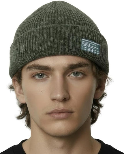 UNDERCONTROL Winter Trawler Fisherman Beanie Men Women Unisex Stylish Plain Docker Skull Hat Roll up Watch Cap Color Pack