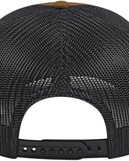Cap America i3039 Classic 5 Panel Mid Profile Structured Trucker Mesh Back Cap w/ & Adjustable Snapback