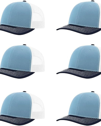 Richardson 112 Classic Six-Panel Adjustable Snapback Trucker Cap | Bulk Packs Available