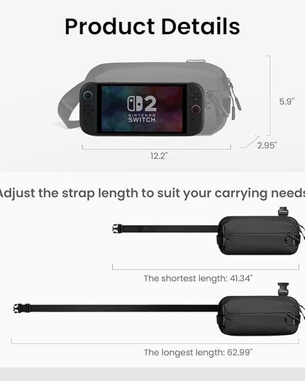tomtoc Compact EDC Sling Bag 3L-10L, Minimalist Crossbody Bag Chest Shoulder Pack for Men Women, X-pac/Recycled Polyester