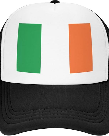 Cute Flag Baseball Cap for Men Women Mesh Trucker Hat Adjustable Patriotic Snapback Baseball Hat for Sports Running