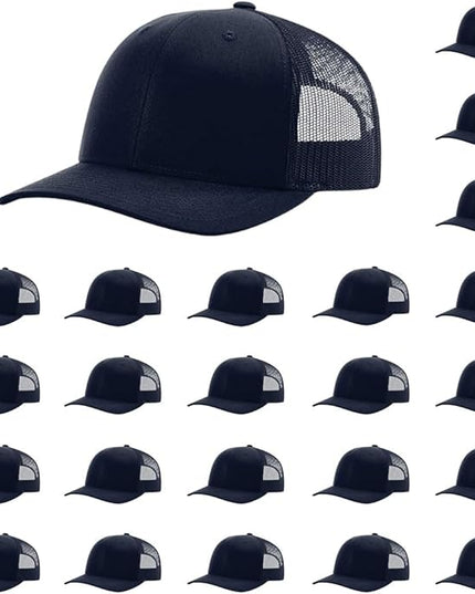 Richardson 112 Classic Six-Panel Adjustable Snapback Trucker Cap | Bulk Packs Available