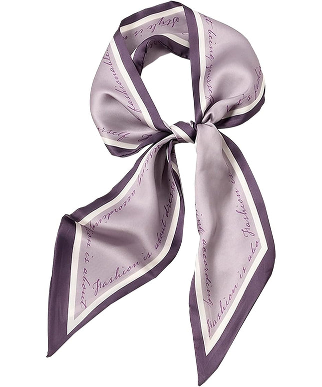Head Scarf Purse Handle Neck Satin Hair Scarfs For Bag Lightweight Silky Long Thin Women's Fashion Scarves 59 * 5.9”