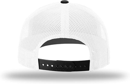 Richardson 112 Trucker Hat - Premium Adjustable Snapback Hat - Structured Six Panel Richardson Blank Caps