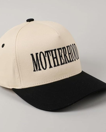 MIRMARU Two-Tone Vintage Canvas Trucker Hats for Men & Women, Adjustable Size Baseball Caps with Trendy Embroidered Design