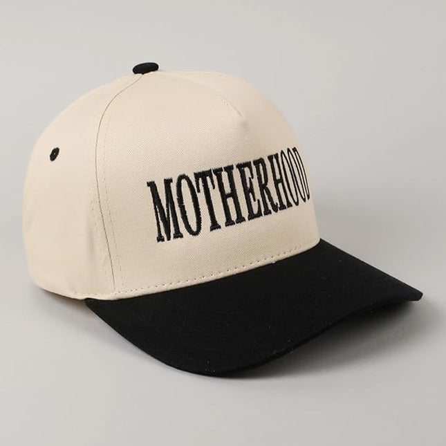 MIRMARU Two-Tone Vintage Canvas Trucker Hats for Men & Women, Adjustable Size Baseball Caps with Trendy Embroidered Design
