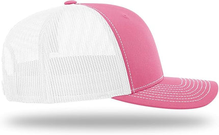 Richardson 112 Trucker Hat - Premium Adjustable Snapback Hat - Structured Six Panel Richardson Blank Caps