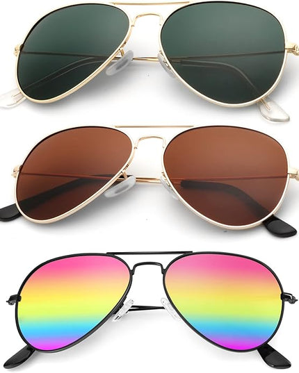 KALIYADI Classic Aviator Sunglasses for Men Women Driving Sun glasses Polarized Lens UV Blocking