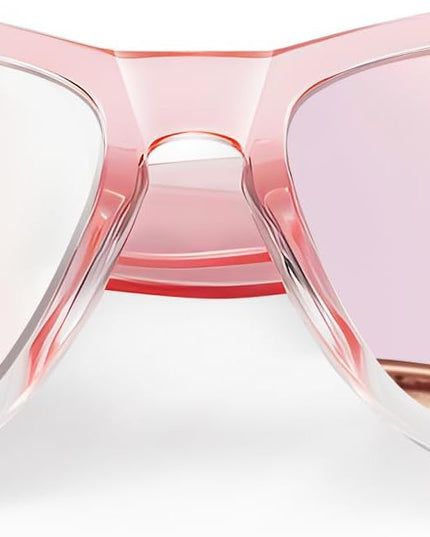DANAMY Sunglasses Womens Polarized Sunglasses for Women Trendy Designer Mirrored UV400 Protection Sun Glasses