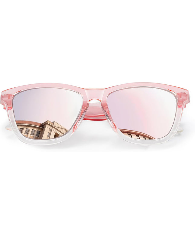 DANAMY Sunglasses Womens Polarized Sunglasses for Women Trendy Designer Mirrored UV400 Protection Sun Glasses